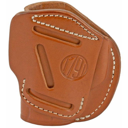 1791 4-Way Holster, Leather Belt Holster, Right Hand, Classic Brown - INVTACTICAL