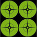 3" Green Self-Adhesive Target Spots (10 Sheets) - INVTACTICAL