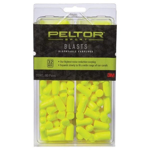 3M Peltor Sport Blasts, Ear Plug, Yellow, Disposable - INVTACTICAL