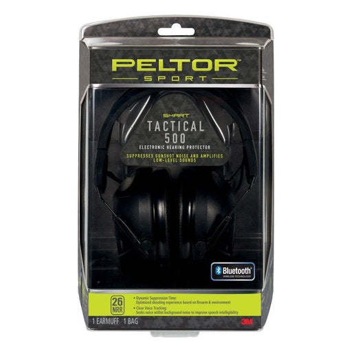 3M Peltor Sport Tactical, Earmuff, Black, NRR 26 - INVTACTICAL