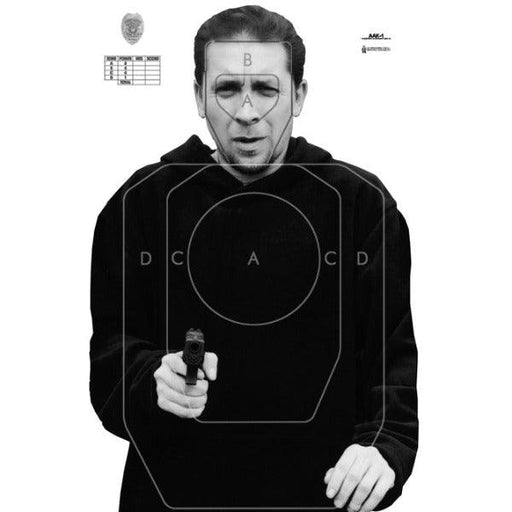 Anchorage (AK) PD Photo Target - ALL WEATHER RESISTANT TARGET ON HEAVY PAPER - INVTACTICAL