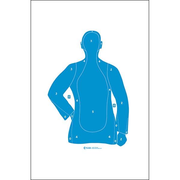 B-21E 50% Reduced Qualification Target (Blue) - INVTACTICAL