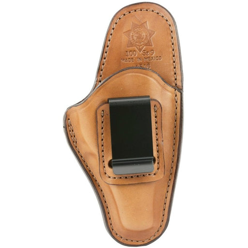 Bianchi Model #100 Professional Inside Waistband Holster, Fits Bersa Thunder, Leather, Tan - INVTACTICAL