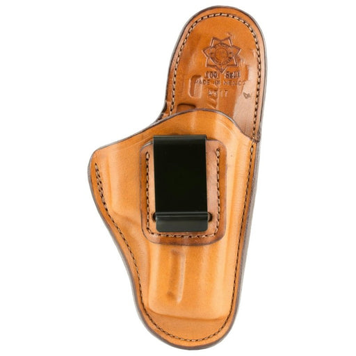 Bianchi Model 100 Professional Inside Waistband Holster, Fits Glock 19/23/32, Leather, Tan - INVTACTICAL