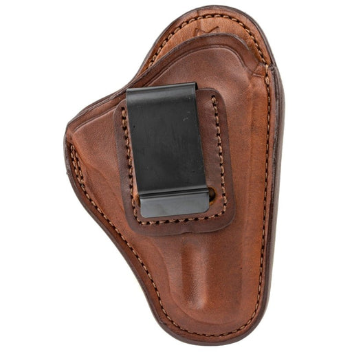 Bianchi Model #100 Professional Inside Waistband Holster, Fits Ruger SP101, Leather, Tan - INVTACTICAL