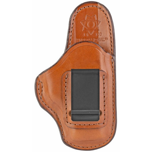 Bianchi Model #100 Professional Inside Waistband Holster, Fits Sig P365, Leather, Tan - INVTACTICAL