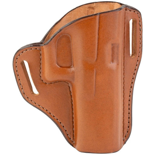 Bianchi Model #57 Remedy Open Top Leather Holster, Fits Glock 17/22/31, Tan, Right Hand - INVTACTICAL