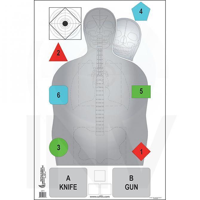 Central Alabama Firearms Training Target - INVTACTICAL
