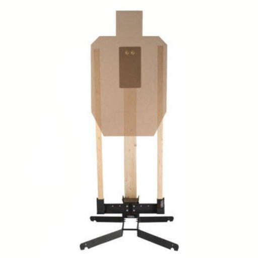 Challenge Targets Pivot Stand and Target Holder w/ Rifle IPSC A-Zone Steel Target - INVTACTICAL