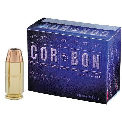 CorBon Self Defense, 40S&W, 165 Grain, Jacketed Hollow Point, 20 Round Box/25 BXS per case - INVTACTICAL