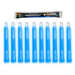 Cyalume 6" ChemLight - Case of 10 - Individually foiled (Blue) - 8 Hour (Case) - INVTACTICAL