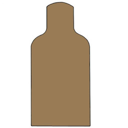 Double Wall Cardboard Military E-Silhouette Bobber Target - INVTACTICAL