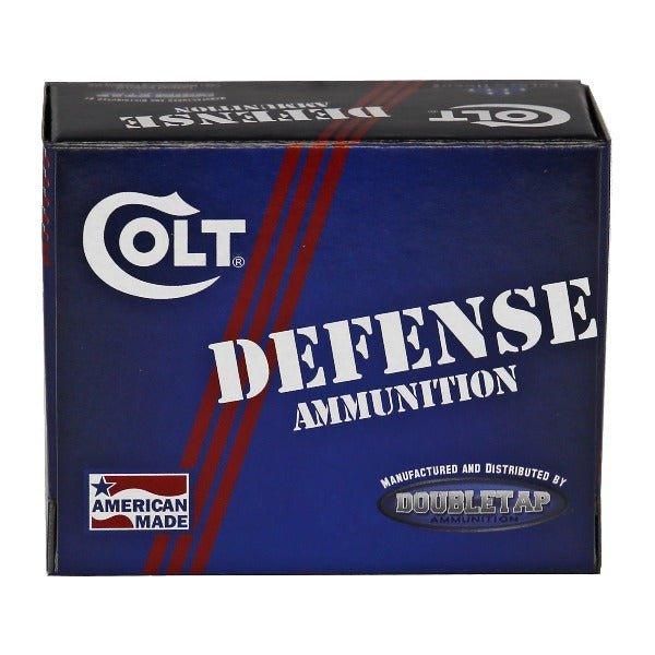 DoubleTap Ammunition Colt Defense, 9MM, 124Gr, Jacketed Hollow Point, 20 Round Box/50 BXS per case - INVTACTICAL