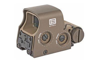 EOTech Tactical, Holographic, Non-Night Vision Compatible Sight, Red 68MOA Ring with 2 1MOA Dots, Tan, Rear Buttons, includes CR123 Battery XPS2-2TAN - INVTACTICAL