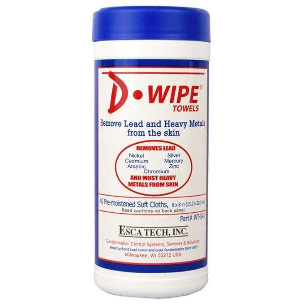 ESCA Tech D-Wipe Towels (40ct Canister, Case of 12) - INVTACTICAL
