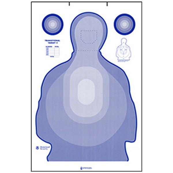 Federal Air Marshal Service Transitional Cardboard Target - INVTACTICAL