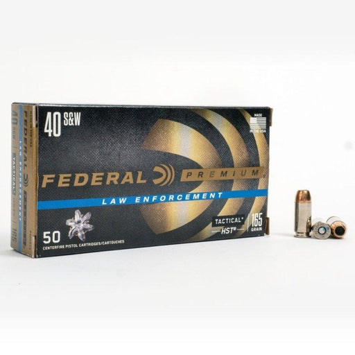 Federal Premium .40 S&W, 165 gr., HST JHP - (Tactical) LE Ammunition (1000 Rounds) - INVTACTICAL