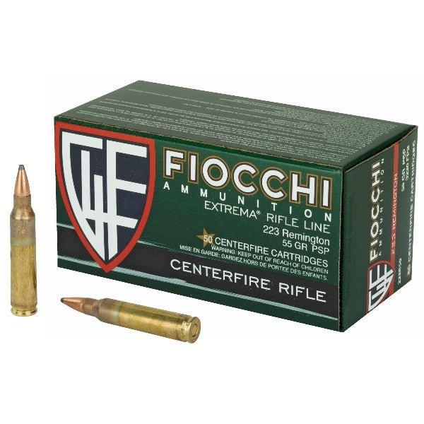 Fiocchi Ammunition Rifle, 223 Remington, 55 Grain, Pointed Soft Point, 50 Round Box 223B50 - INVTACTICAL