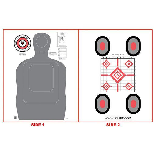 Flexible Firearms Training Two-Sided Target - INVTACTICAL