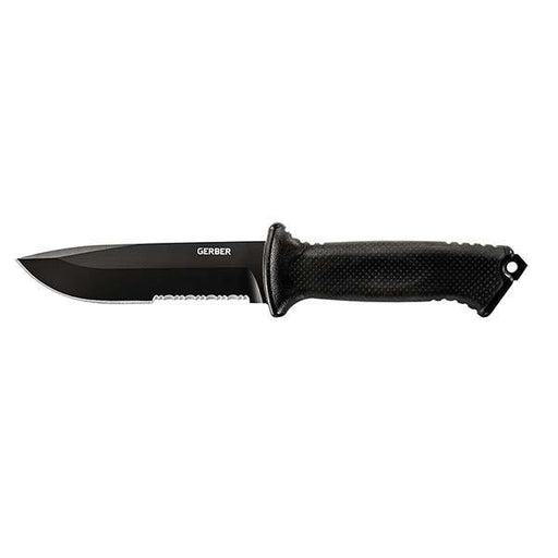 Gerber Prodigy, Fixed Blade, Drop Point, Serrated Edge, Black - INVTACTICAL