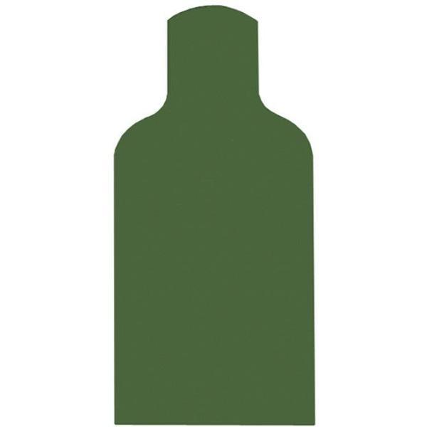 Green Chipboard/Fiberboard Military E-Silhouette Bobber Target - INVTACTICAL