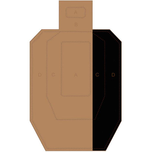 Hard Cover IPSC Cardboard Target (Version 6) - INVTACTICAL
