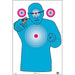 High Visibility Fluorescent Bad Guy Target - INVTACTICAL