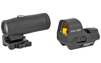 Holosun Open Reflex Circle Dot Sight (HS10C) and HM3X Magnifier Combo Pack - INVTACTICAL