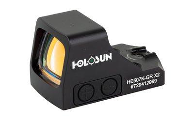 Holosun Technologies Green Dot, 32 MOA Ring & 2 MOA Dot, Black - INVTACTICAL