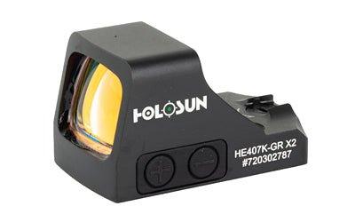 Holosun Technologies Green Dot, Black Color, Side Battery, 6 MOA Dot - INVTACTICAL