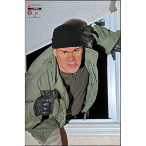 Home Invasion Scenario Target - Man Coming Through Window - INVTACTICAL