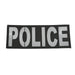 IR Tools POLICE Patch Large Black Garrison - INVTACTICAL