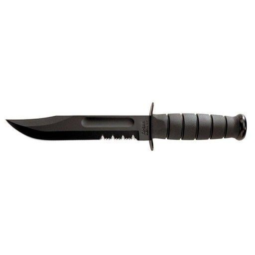 KA-BAR, Fighting Knife, Partially Serrated, Fixed Blade Combat Knife - INVTACTICAL