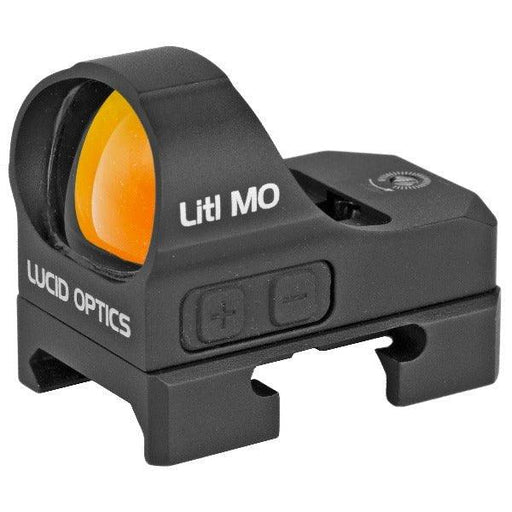 LUCID OPTICS LITL MO Micro Red Dot, Fits Picatinny, 3 MOA Dot, Black - INVTACTICAL