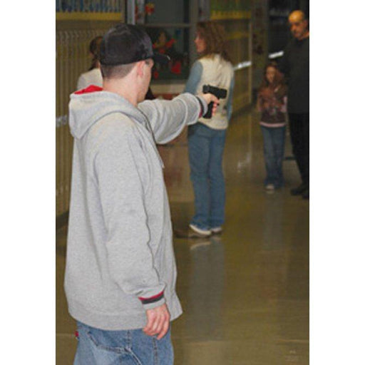 Man Sideways w/ Gun in Hallway Split Second Target - INVTACTICAL