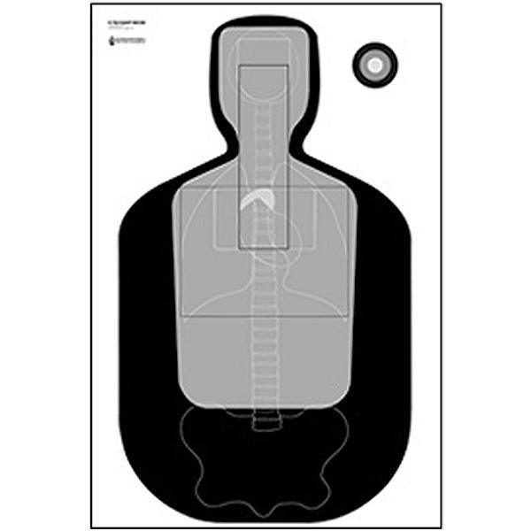 Milwaukee Co. (WI) Sheriff's Office TQ-19 Qualification Target w/ Vital Anatomy - INVTACTICAL