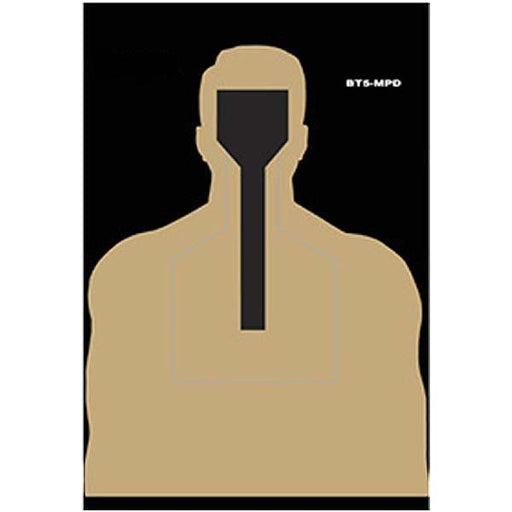 Milwaukee (WI) PD Modified BT-5 Qualification Target - INVTACTICAL