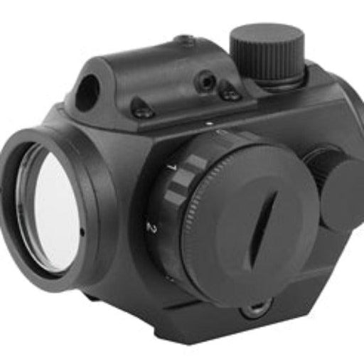 NCSTAR Micro Green Dot with Integrated Red Laser, 25mm Objective Lens, Black, 3MOA Green Dot VDGRLB - INVTACTICAL