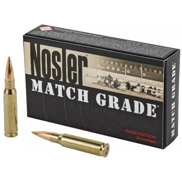 NOSLER RDF HPBT, 308 Winchester, 175 Grain, Rifle Ammunition, 20 Round Box 60132 - INVTACTICAL