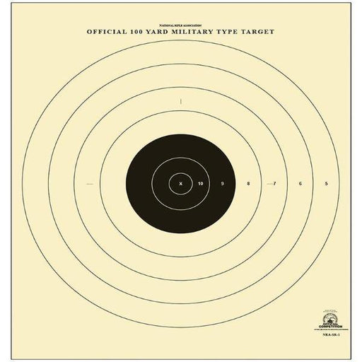 Official NRA 100-Yard High Power Rifle Slow & Rapid Fire Target (NRA-SR-1) - INVTACTICAL