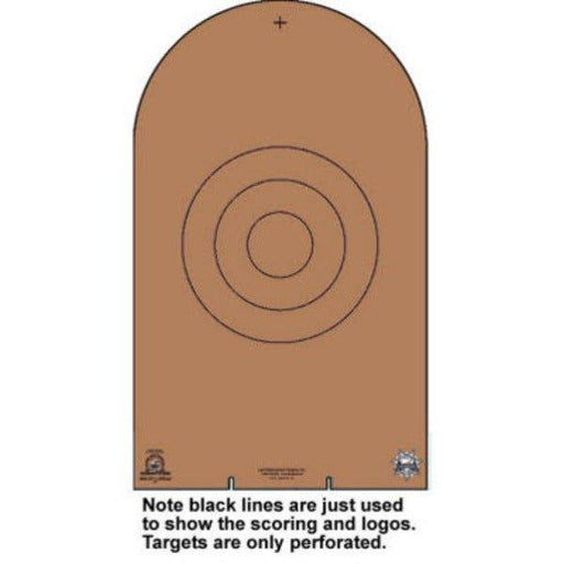 Official NRA D-1 Cardboard Target - INVTACTICAL