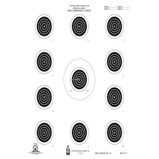 Official NRA Small Bore Rifle 50-Foot 4 Position Target (A-17) - INVTACTICAL