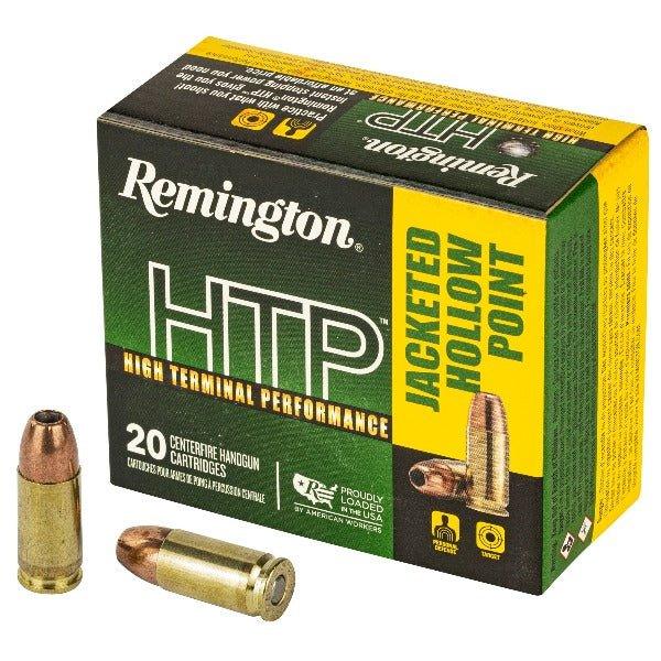 Remington High Terminal Performance, 9MM, 147 Grain, Jacketed Hollow Point, 20 Round Box 28295 - INVTACTICAL