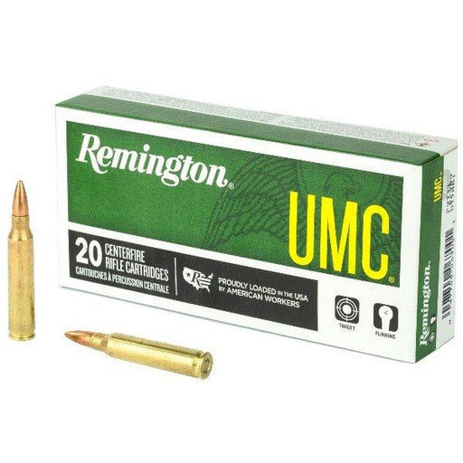 Remington UMC, 223 Remington, 55 Grain, Full Metal Jacket, 20 Round Box 23711 - INVTACTICAL