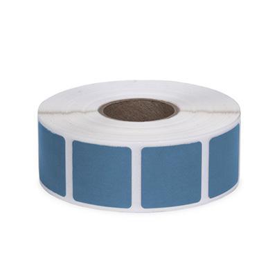 Roll of 1000 7/8" Square Target Pasters (Light Blue) - INVTACTICAL