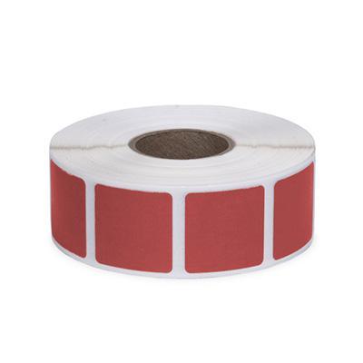 Roll of 1000 7/8" Square Target Pasters (Red) - INVTACTICAL