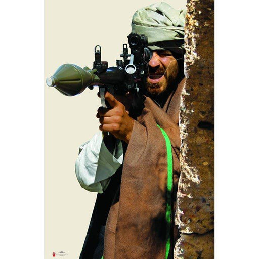 RPG Gunner Behind Wall Terrorist Photo Target - INVTACTICAL