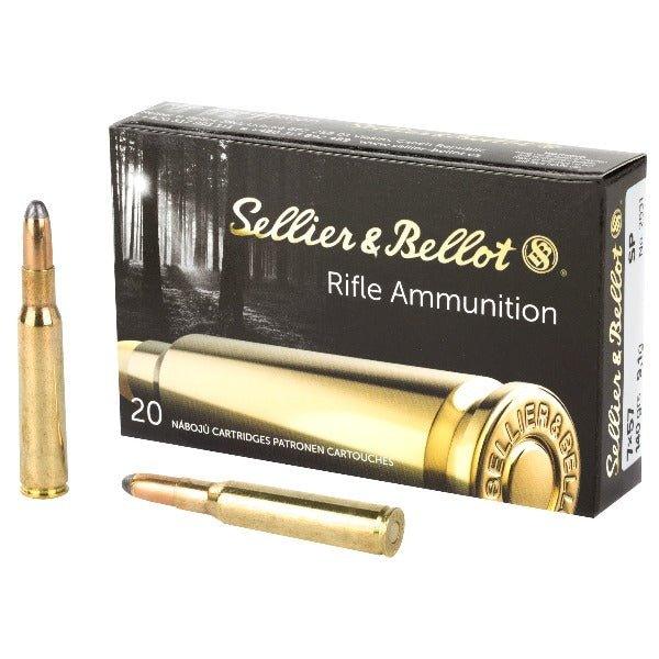 Sellier & Bellot Rifle, 7X57, 140 Grain, Soft Point, 20 Round Box SB757B (20 BXS PER CASE) - INVTACTICAL