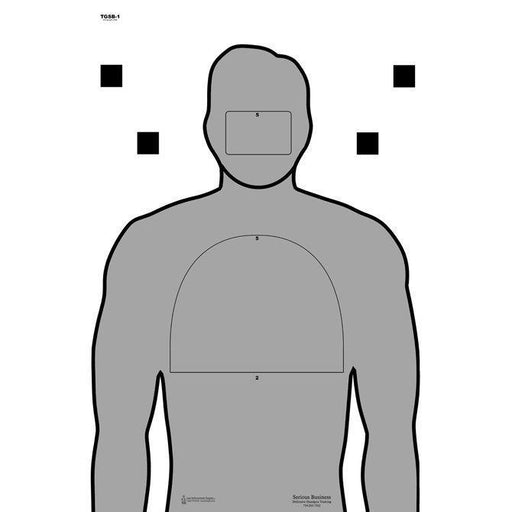 Serious Business Anatomical Training Target - INVTACTICAL