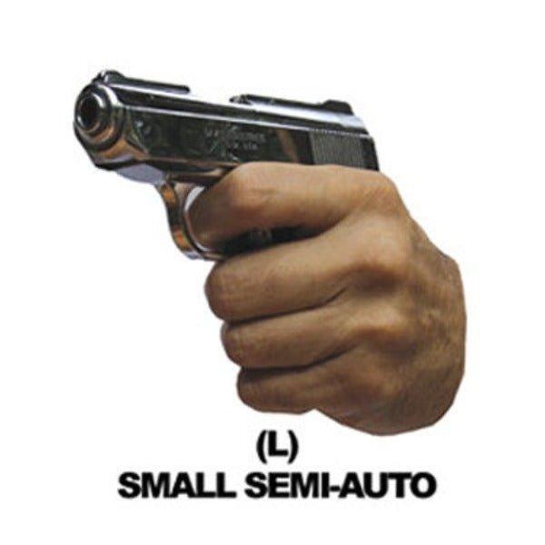 Small Semi-Auto Hand Overlay - INVTACTICAL